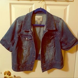 American Rag Short Sleeve Denim Jacket